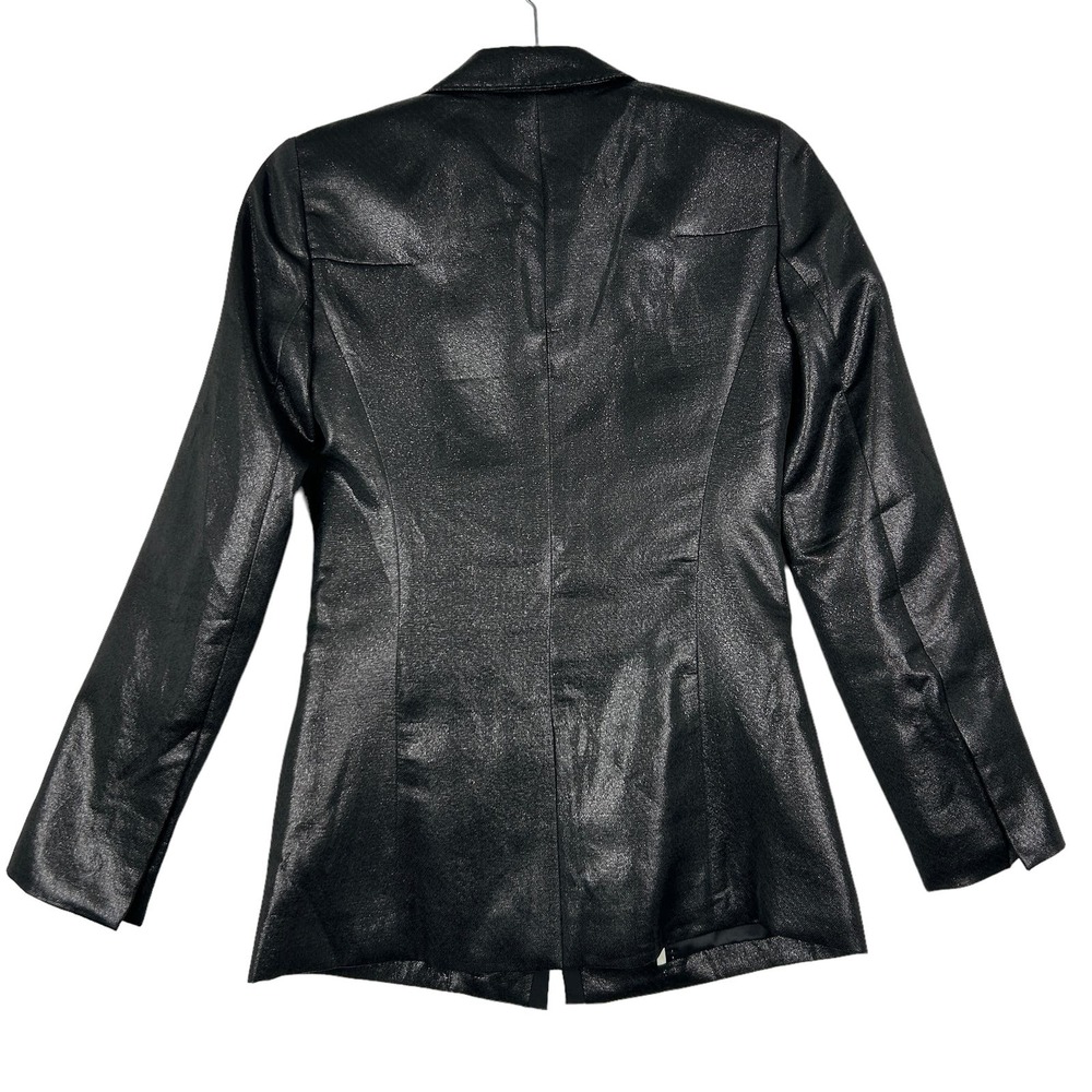 Armani Exchange One Button Metallic Shimmer Size O - Picture 2 of 3